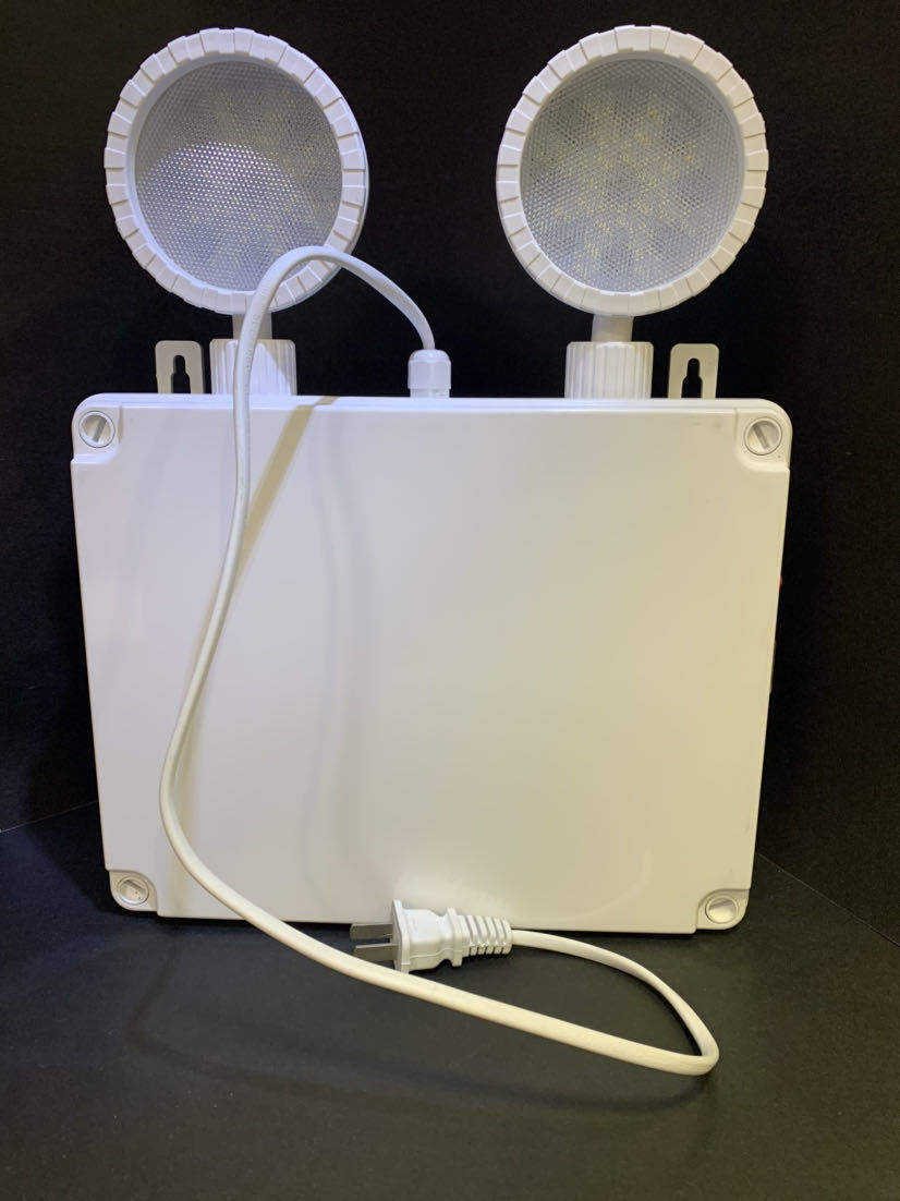Batería recargable LED de emergencia a prueba de agua 2X10W Lámpara de cabeza gemela