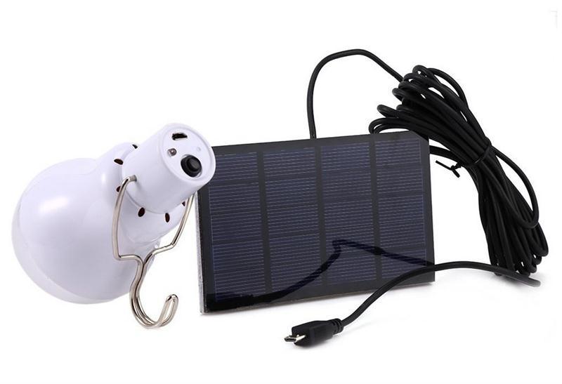 Bombilla solar / Bombilla LED solar portátil / Bombilla solar de emergencia / Luz LED solar 150lm