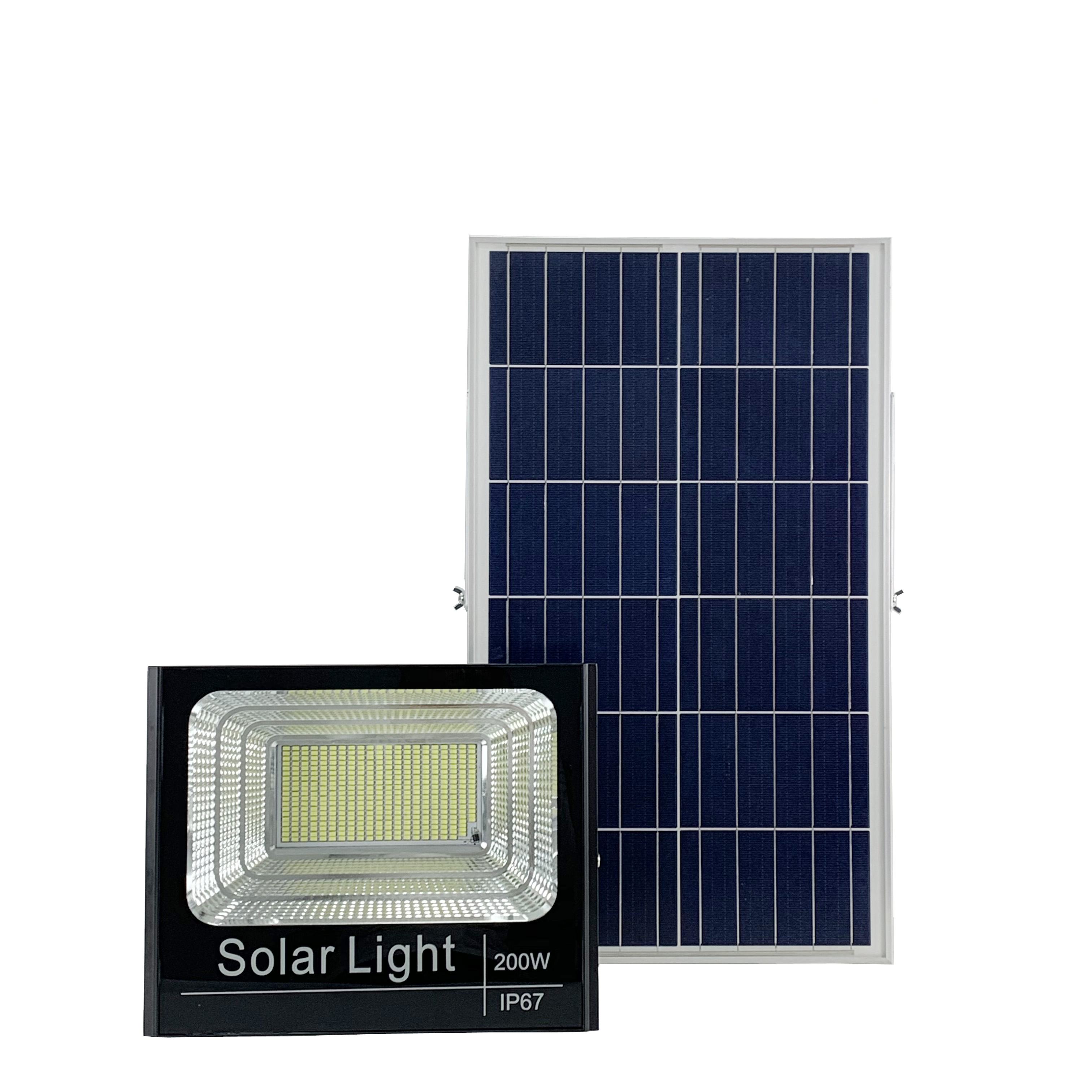 Luz solar, Farola solar, Luz de inundación solar, Indicador de capacidad de la batería, 50W, 100W, 200W, 300W, Exterior 